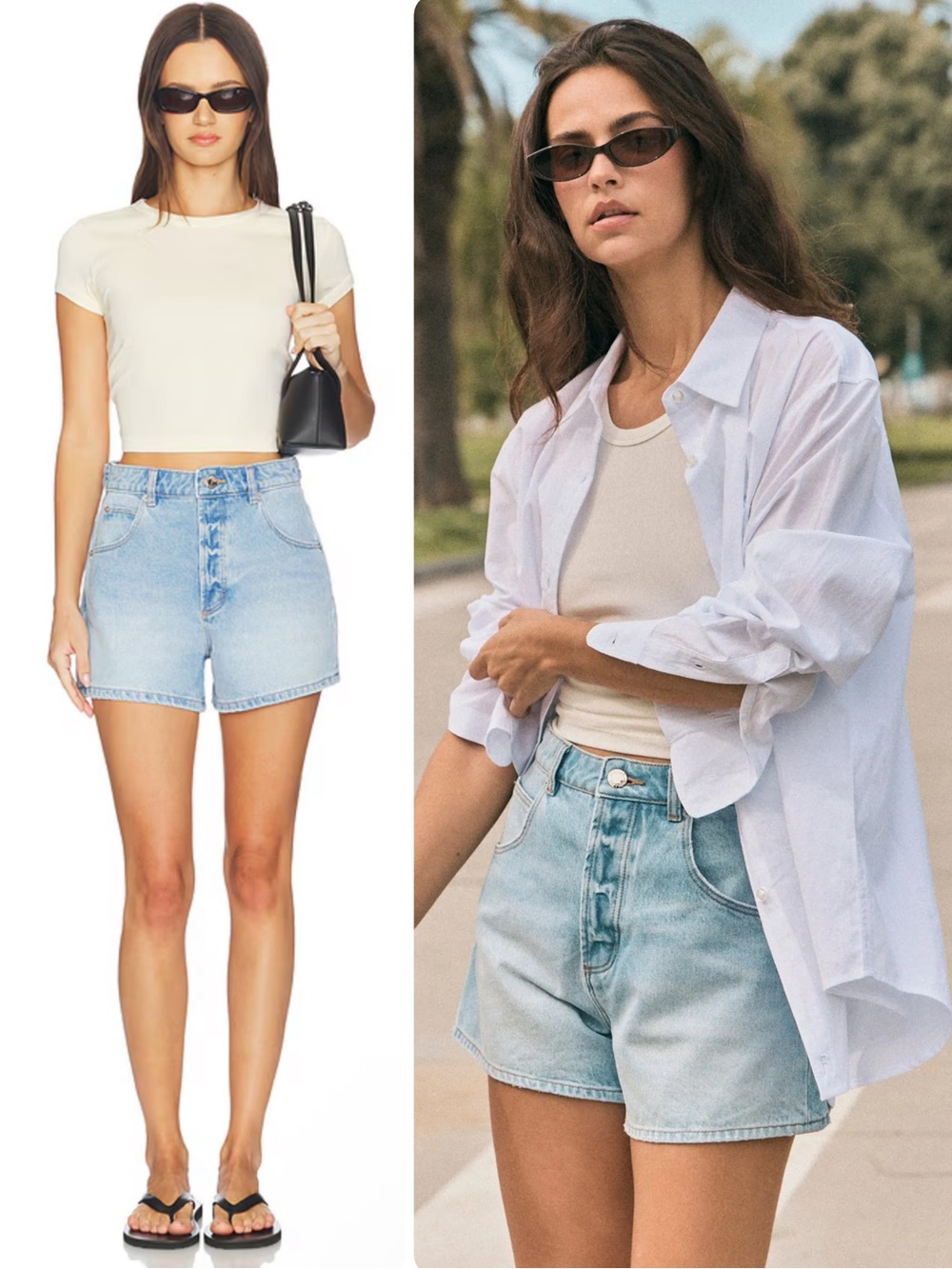 ROLLA'S Mirage Sunshine Blue High-Rise Relaxed Denim Jean Shorts NWT $109